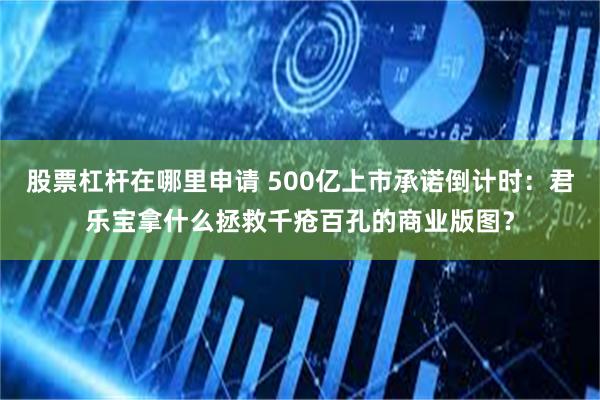 股票杠杆在哪里申请 500亿上市承诺倒计时：君乐宝拿什么拯救千疮百孔的商业版图？